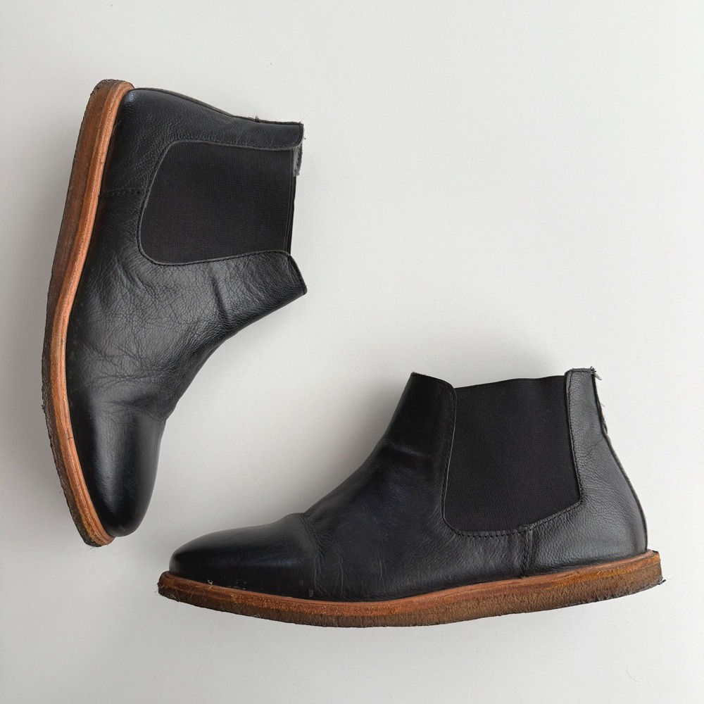Frank Wright Law Pull On Black Chelsea‎ Boot EU 42 US 9